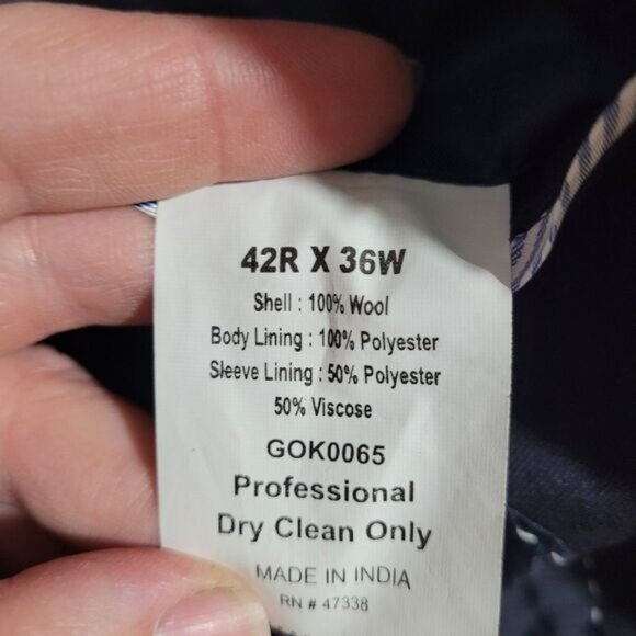 Tommy Hilfiger Mens Wool Blazer 42R X 36W - Picture 5 of 5